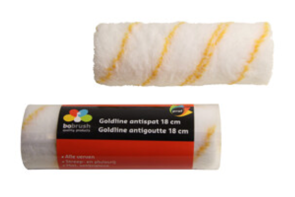PROFI-LINE vervangrol GOLD antispat 18 cm