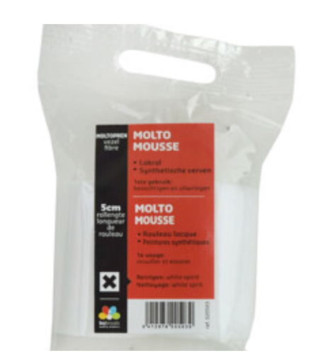 Molto superfijn vervang lakrol 5 cm/2stuks