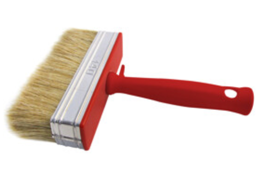 Latexborstel blond 4x14 cm -hobby