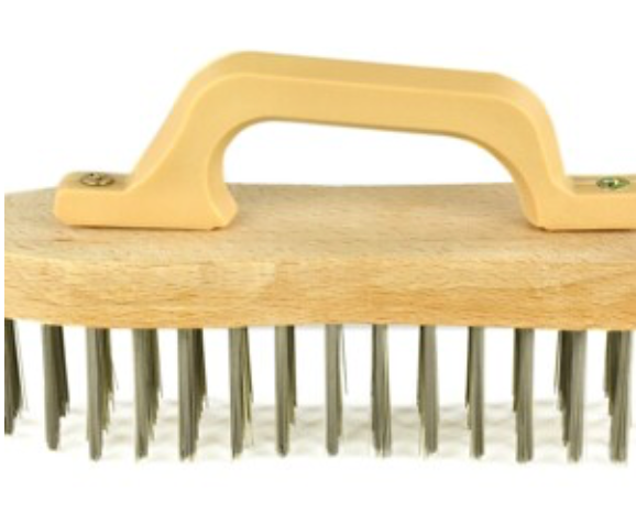 STAALBORSTEL 5 rijen met handvat