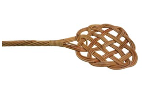 Mattenklopper in riet