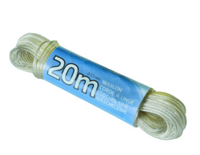 Waslijn  met staal - 20m