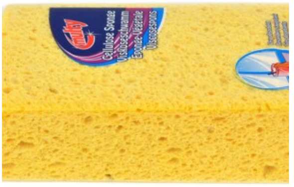 Huishoudspons cellulose-viscose 15,5x9,5x3,5cm