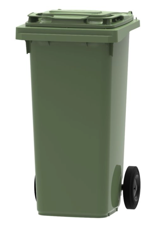 AFVALCONTAINER MINI-CONTAINER 120 LITER GROEN