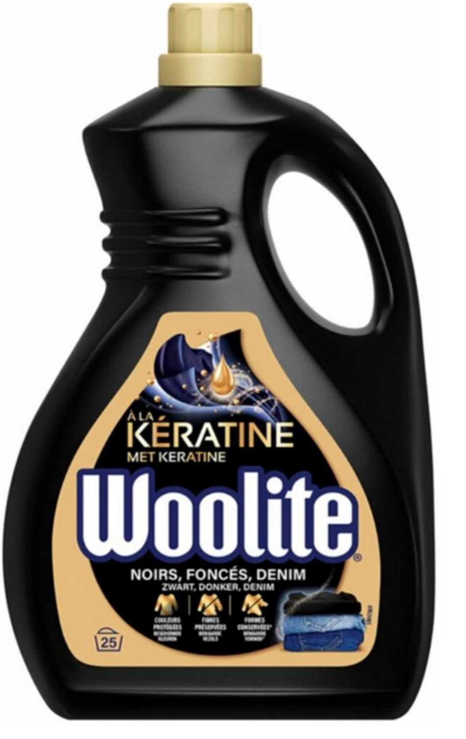 Woolite herstelt zwart