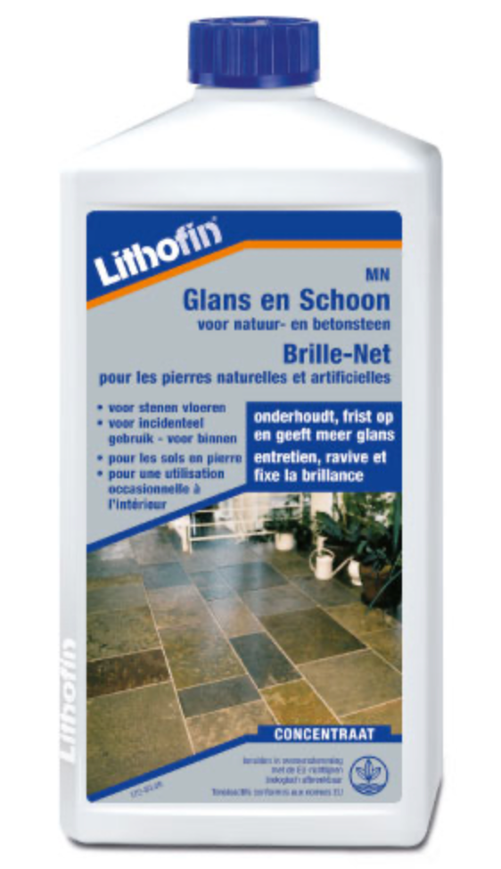 Lithofin glans en schoon natuur & betonsteen