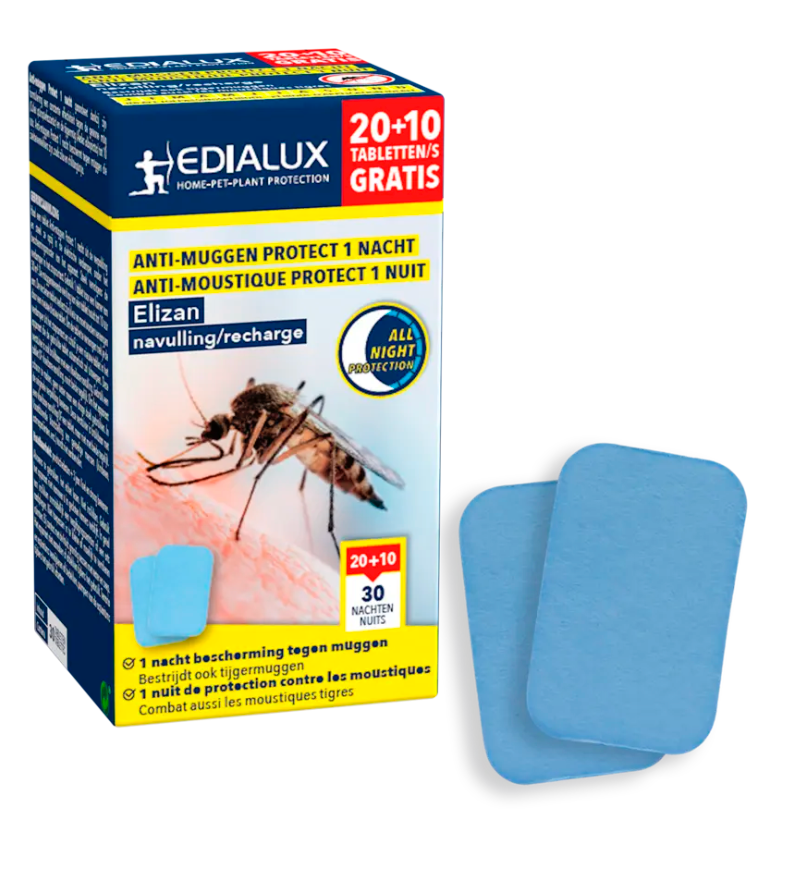 Edialux Elizan anti muggen tabletten 30stuks