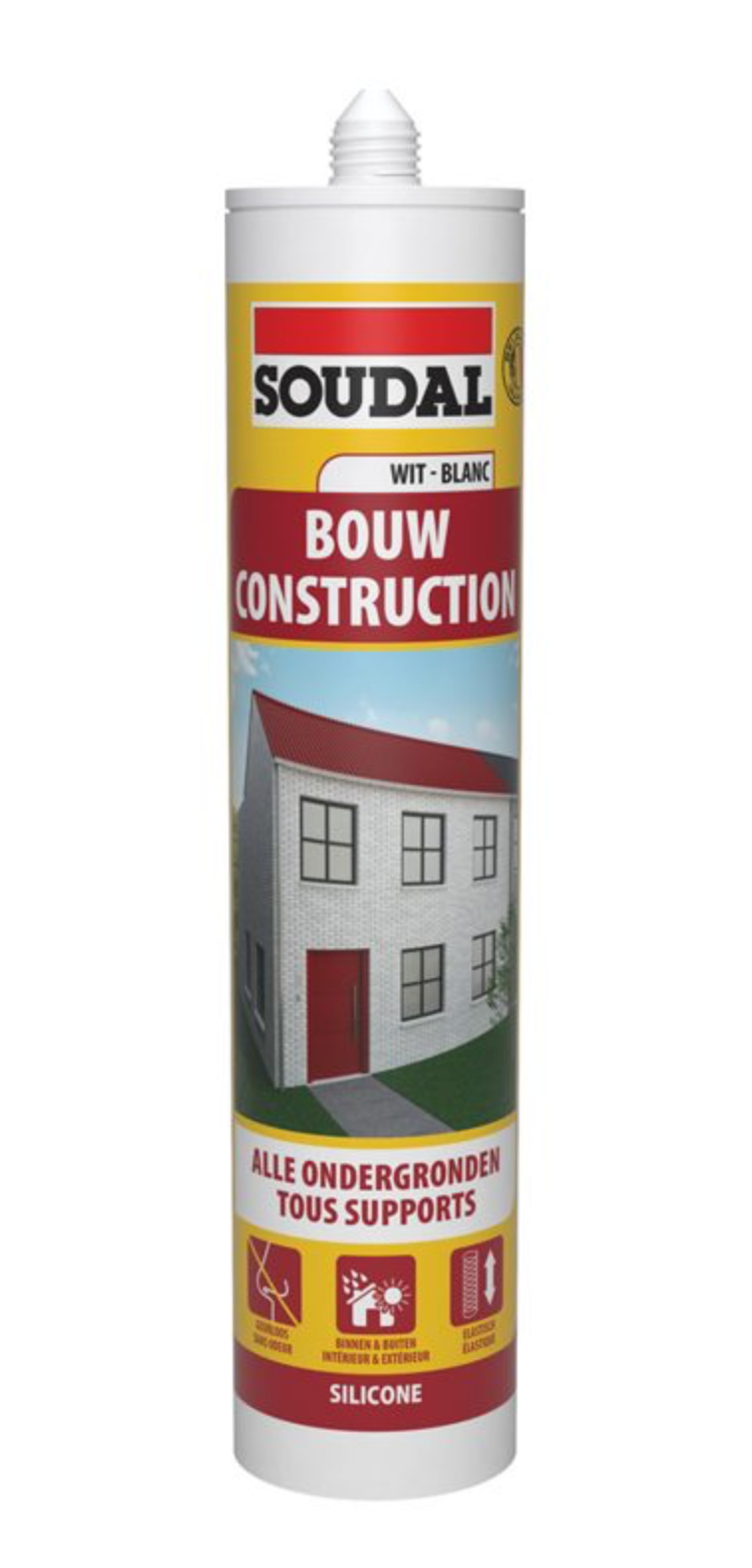 Soudal Bouw Siliconen Wit