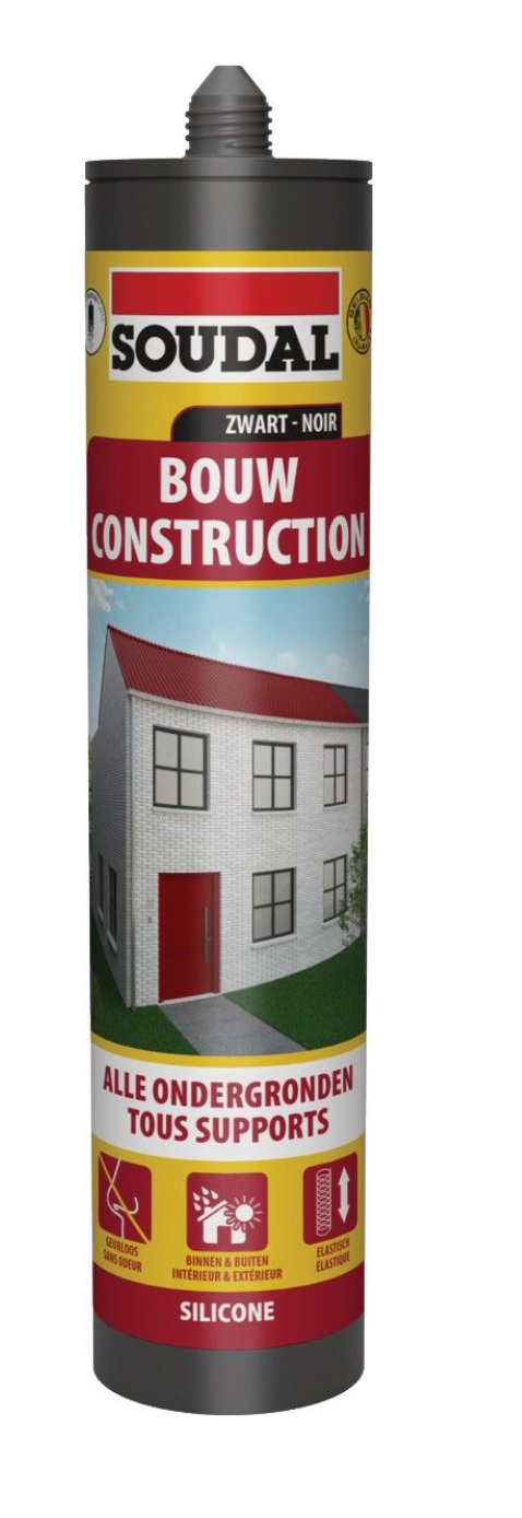 Soudal Bouw Siliconen zwart