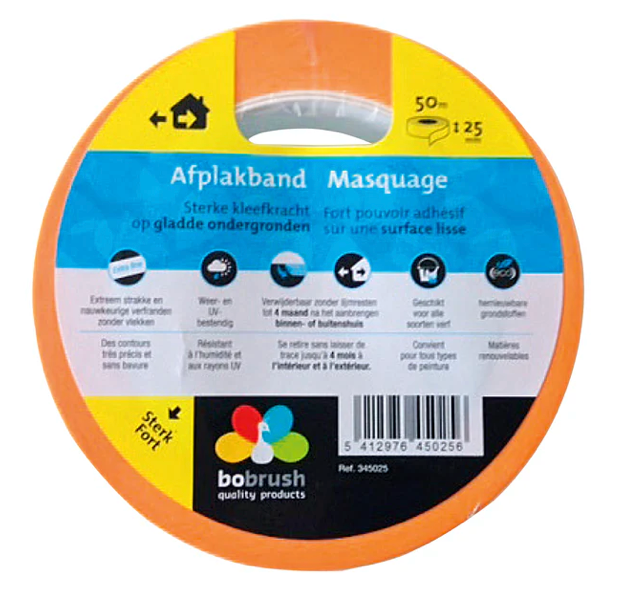 MASKINGTAPE GEEL IV UV bestendig EXTRA 50mx25mm