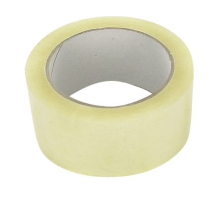 Verpakkingstape transparant 66mx50mm