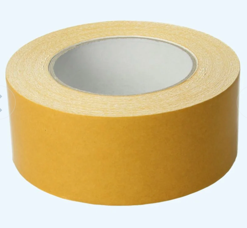 TAPIJTKLEEFBAND dubbelzijdig linnen 10 x 50mm