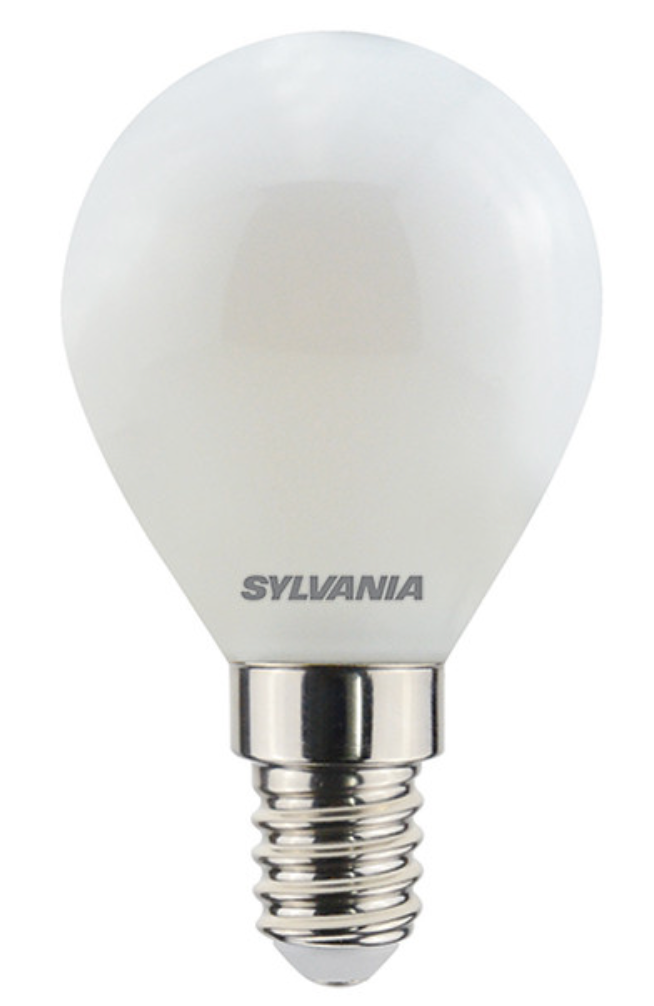 Sylvania E14 LED Kogellamp Mat 4.5W – Helder Wit (4000K) Dimbaar