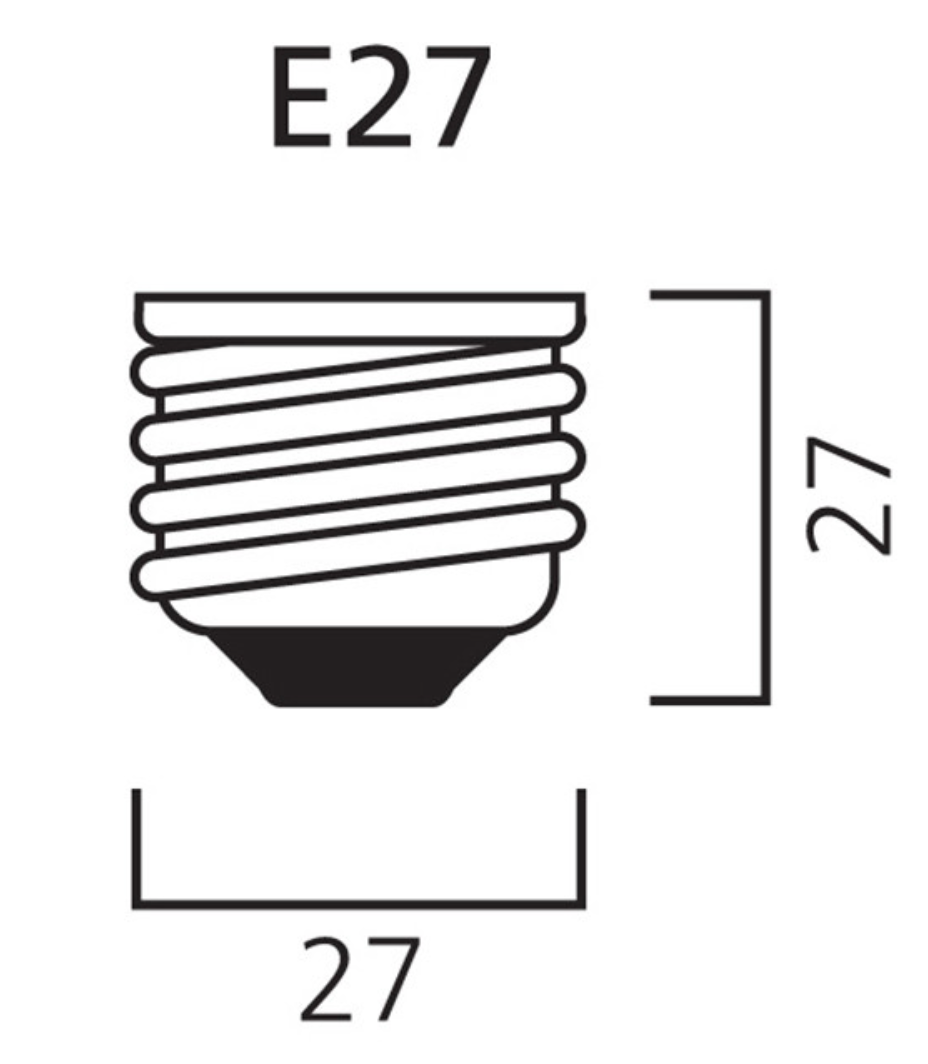 LED Lamp E27 A60 Peer Mat 11W (100W) 2700K