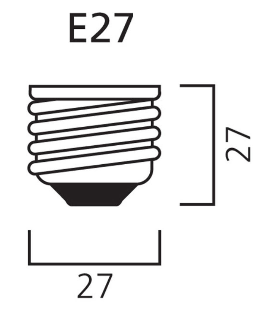Sylvania LED Lamp E27 A60 Peer Mat 9W (75W) 2700K Dimbaar