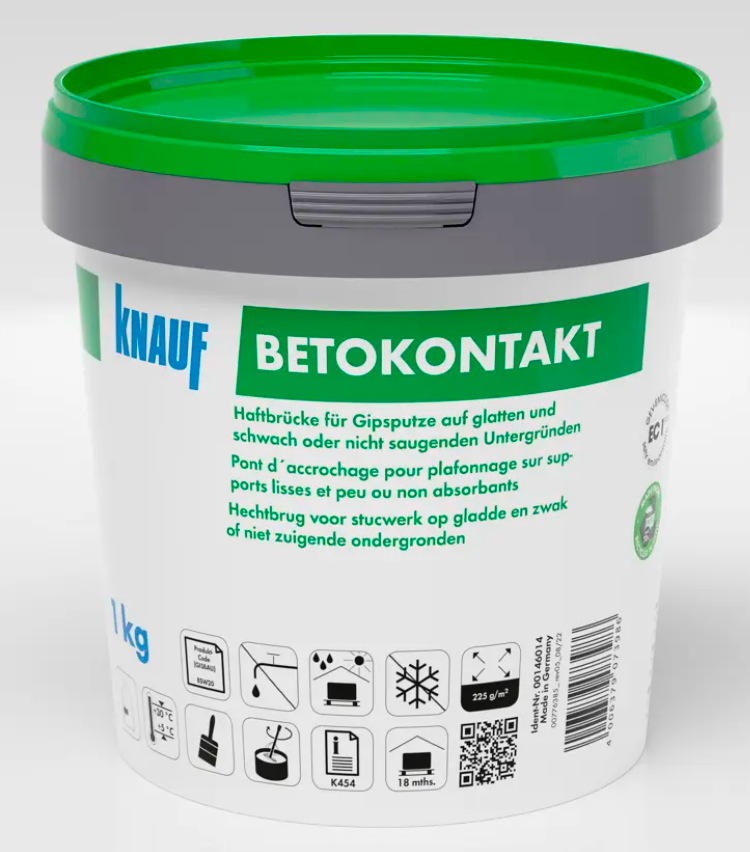 Knauf Betokontakt 1L – Hechtprimer voor Gladde Ondergronden