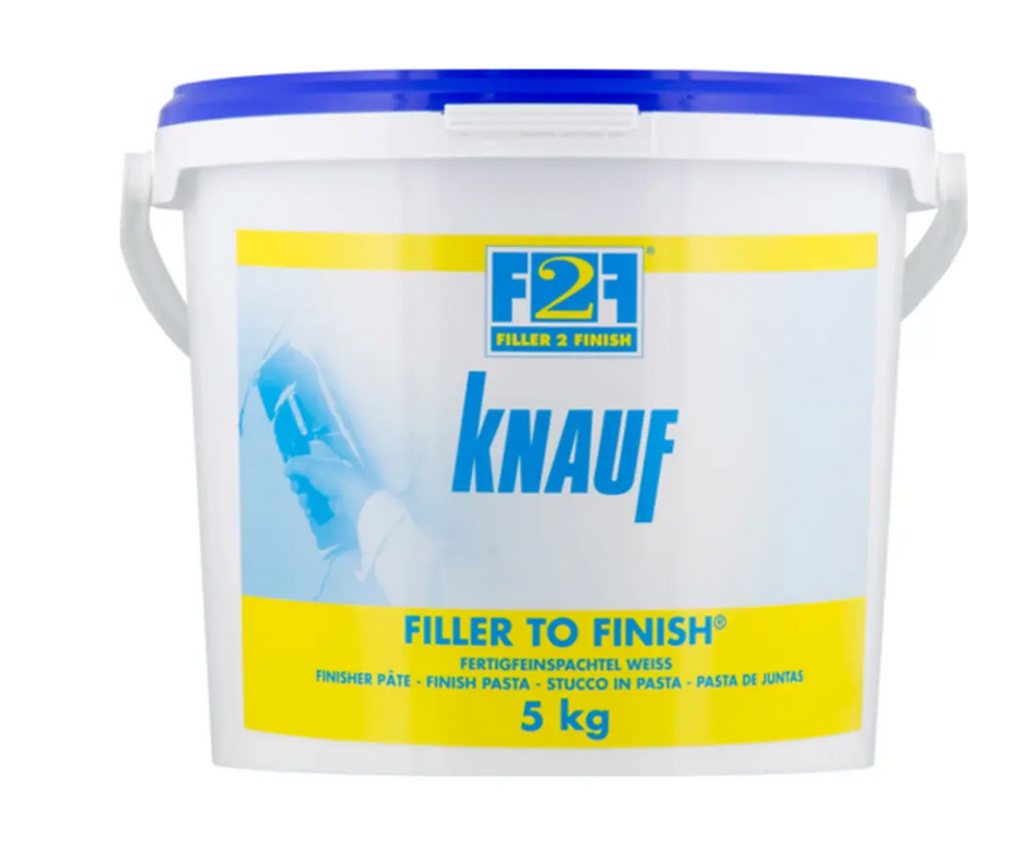 Knauf Filler To Finish 5 kg – Voeg- en Afwerkingspasta voor Gipsplaten