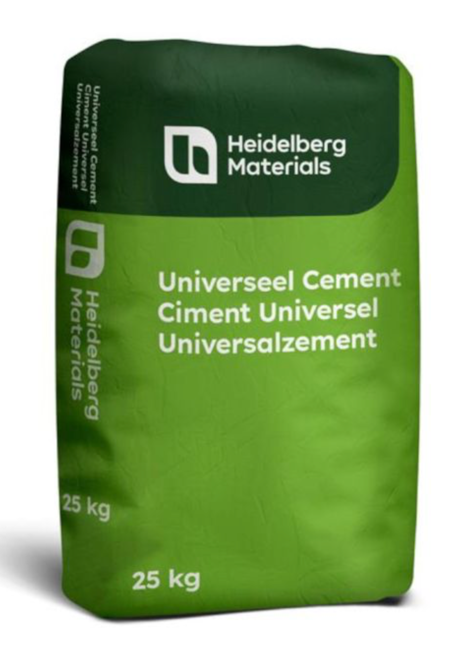 Cement CBR II/C-M 32,5 25 kg – Universeel Bouwcement