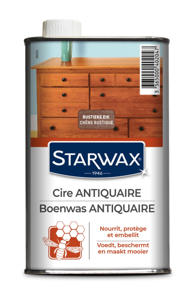 Starwax Boenwas Rustieke Eiken 0,5L – Voedt & Beschermt Hout
