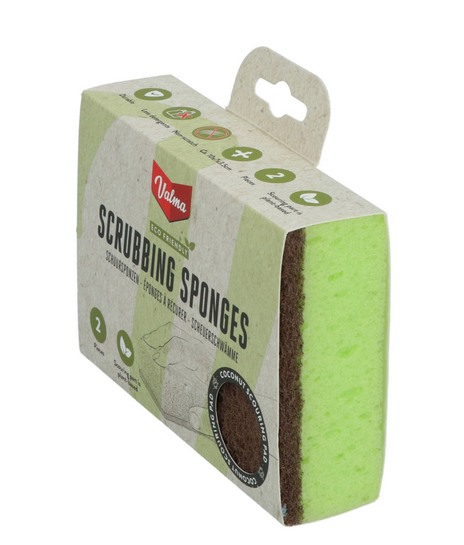 Vlama Schuurspons 2st kokosnoot eco
