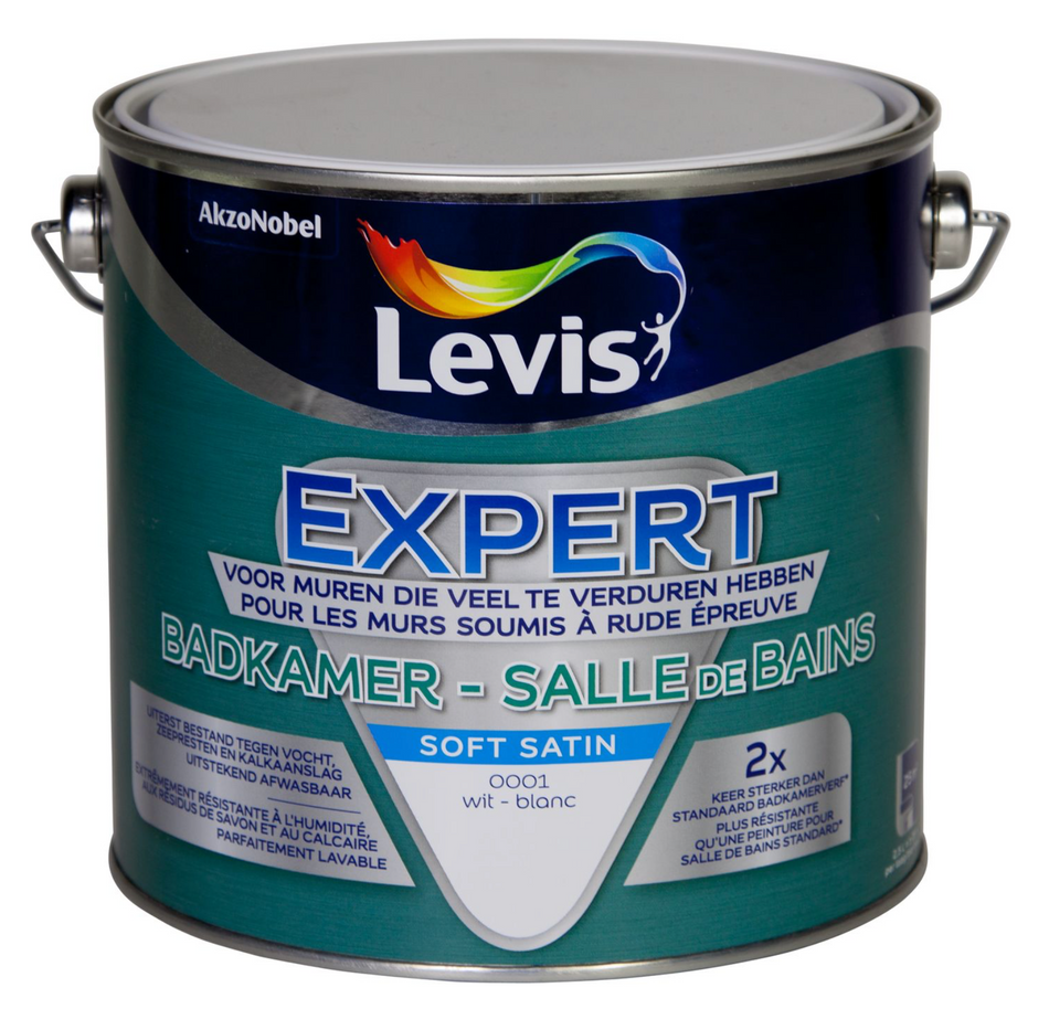 Levis muurverf Expert Badkamer 2,5L