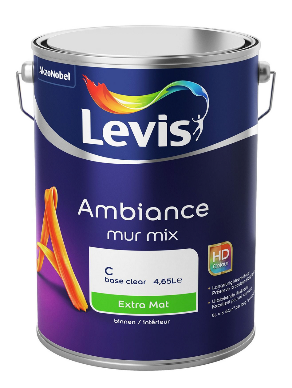 Ambiance Mur Mix C Extra Mat 5L – Ultra Matte Muurverf voor Donkere Kleuren