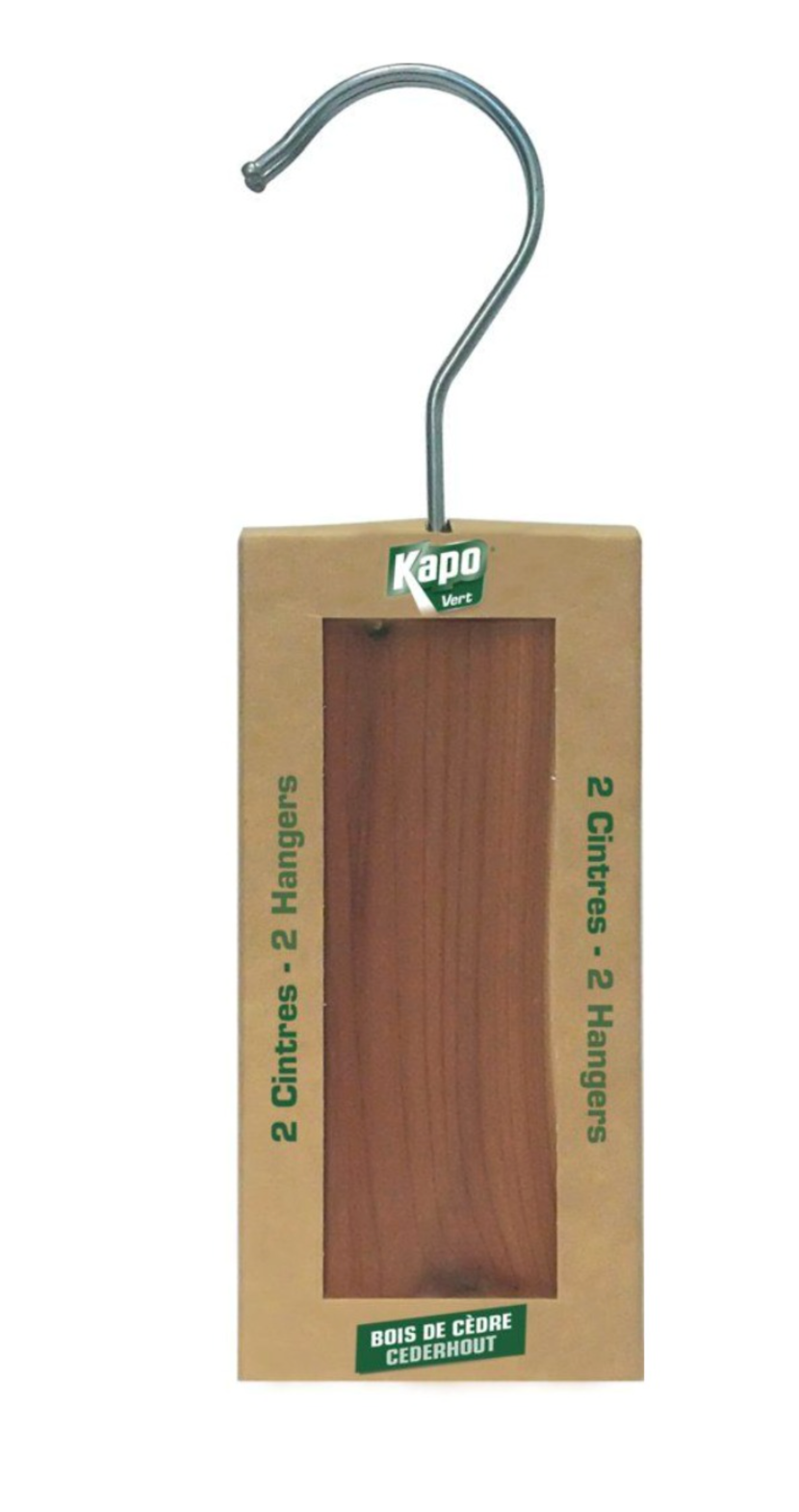 K-Pro Anti-Mot Hanger Set van 2 – Cederhout