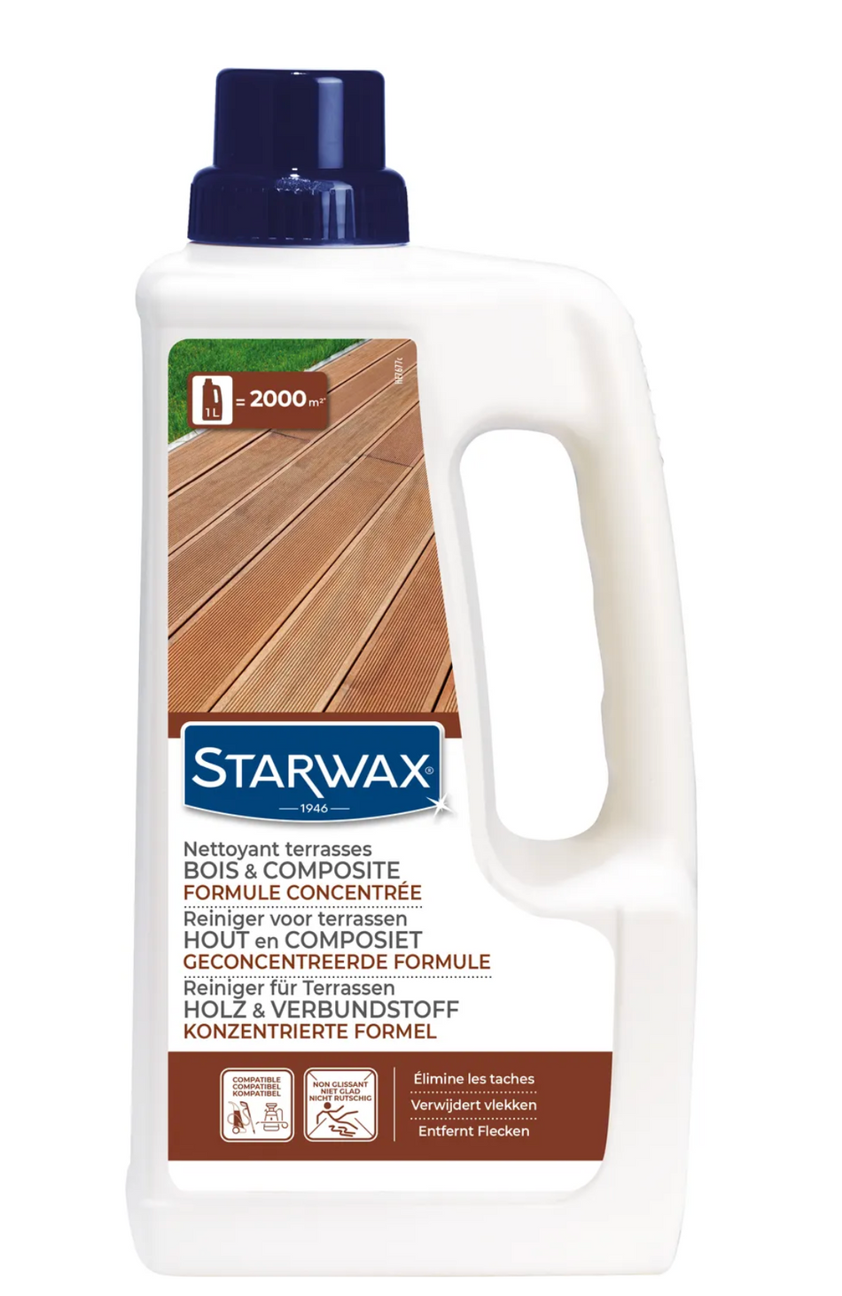 Starwax Hout & Composiet Reiniger – Geconcentreerde Formule