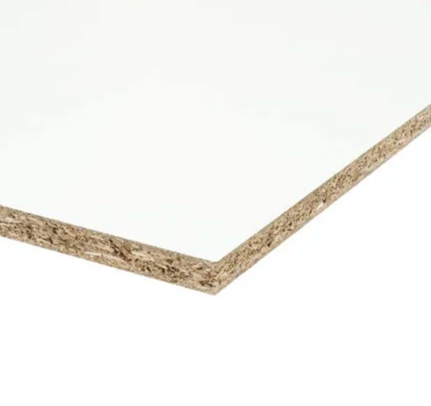 Melamine wit 18 mm - Plaat