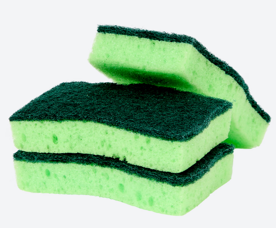 Keukensponsjes Groen Heavy Duty – 3 stuks