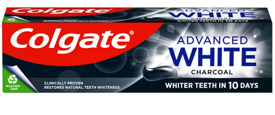 Colgate Tandpasta Brilliant White Black Charcoal