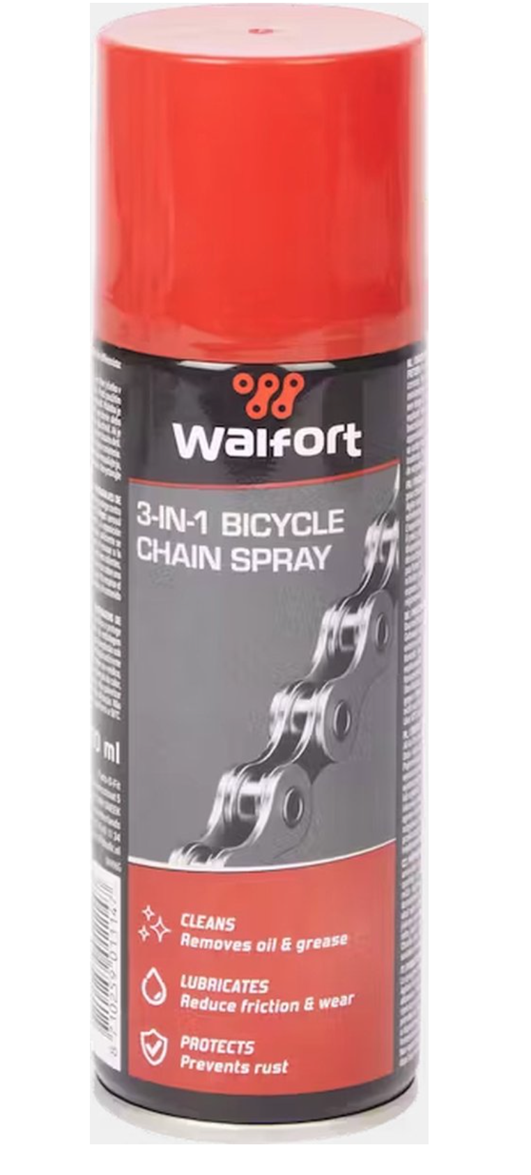 Walfort Kettingspray 200 ml – Waterbestendig Smeermiddel voor Fietskettingen