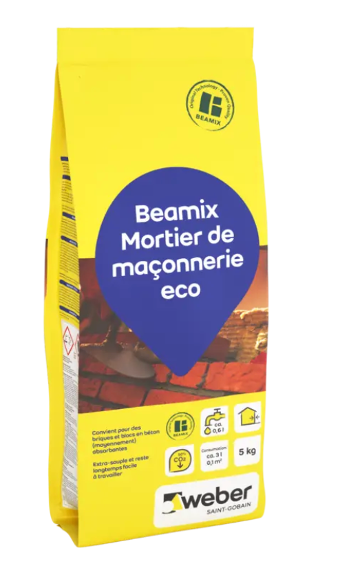 Weber Beamix Metselmortel Eco Grijs 5 kg
