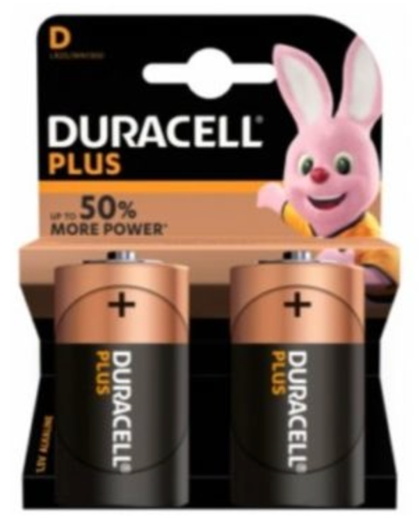 Duracell Mainline Plus Power MN1300 LR20 - blister 2