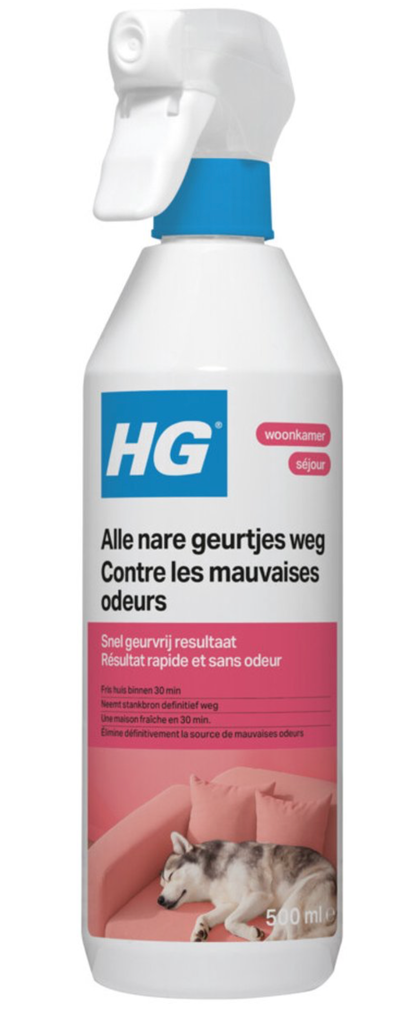 HG alle nare geurtjes weg