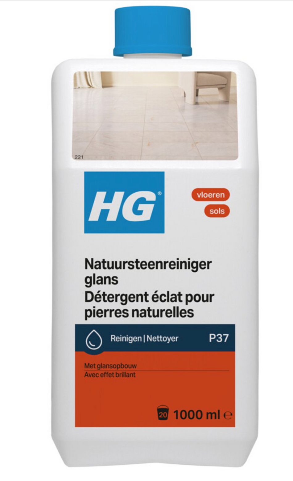 HG natuursteenreiniger glans (product 37)