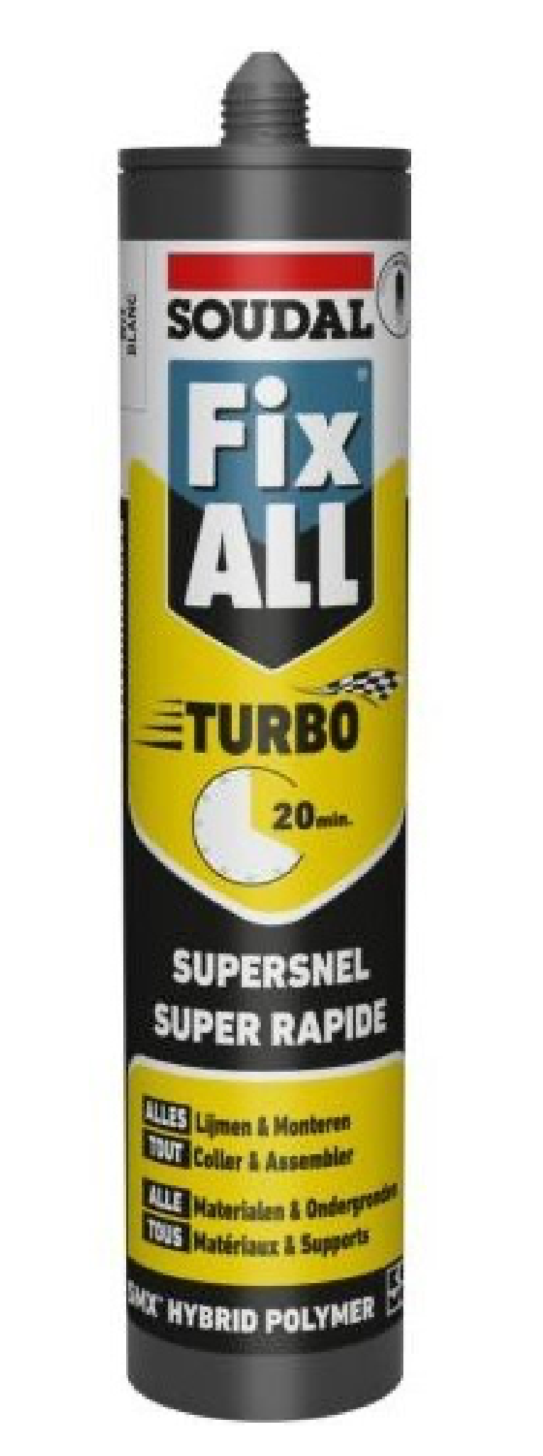 Soudal Fix ALL Turbo – Snelle Montagelijm