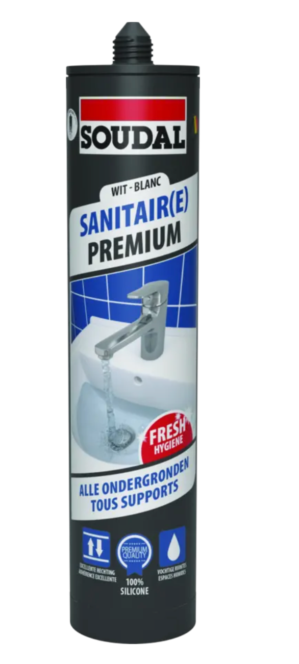 Soudal Sanitair Premium Silicone Wit