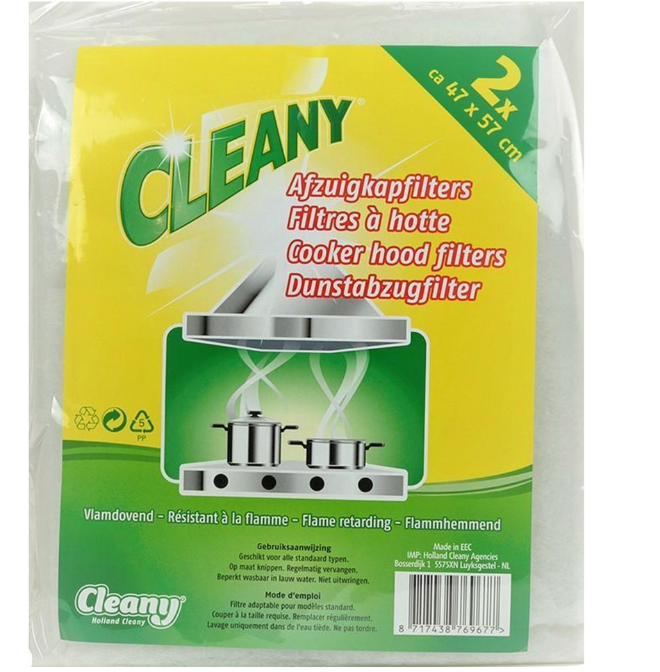 Cleany Afzuigkap filters