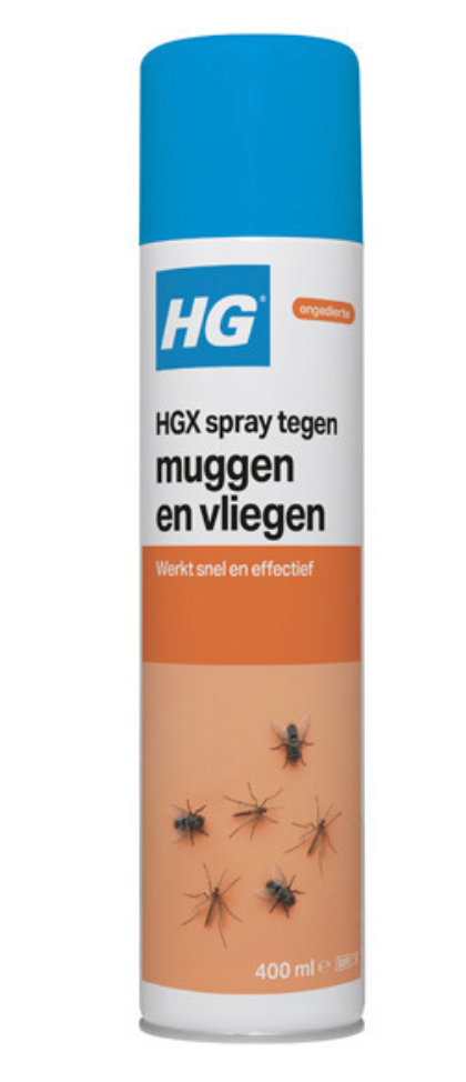 HG X spray tegen muggen en vliegen (400 ml)