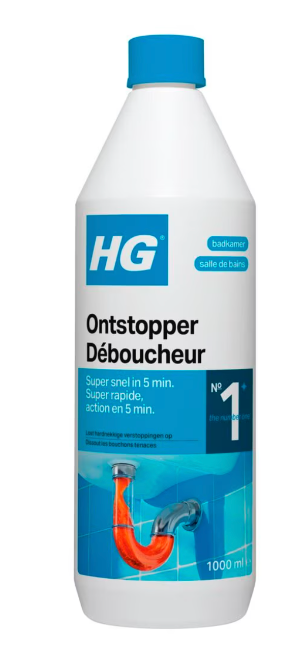 HG Vloeibare Ontstopper – 1 liter