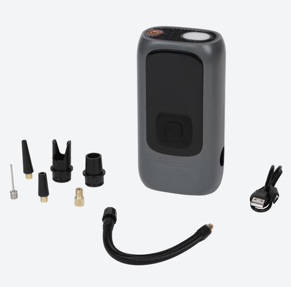 Grundig draadloze 3-in-1 luchtpomp 9-delig | 10,3 bar | 2600 mAh