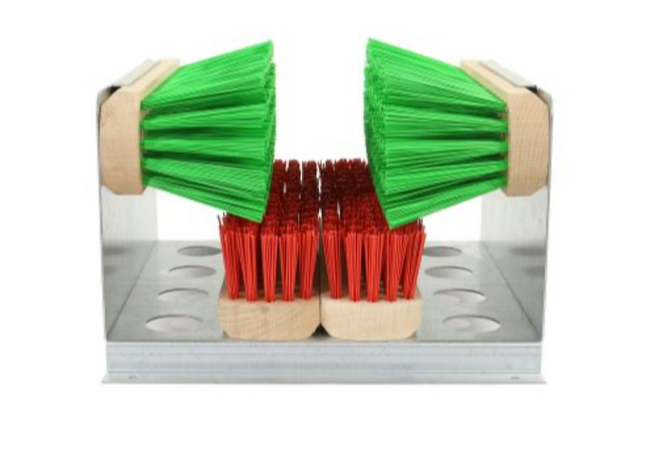 Voetveger gegalvaniseerd – 4 borstels