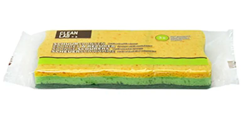 Cleanlab Schuurspons 3 stuks sterk absorberend