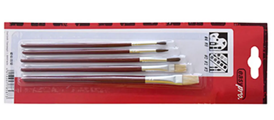 5 Aquarel penselen