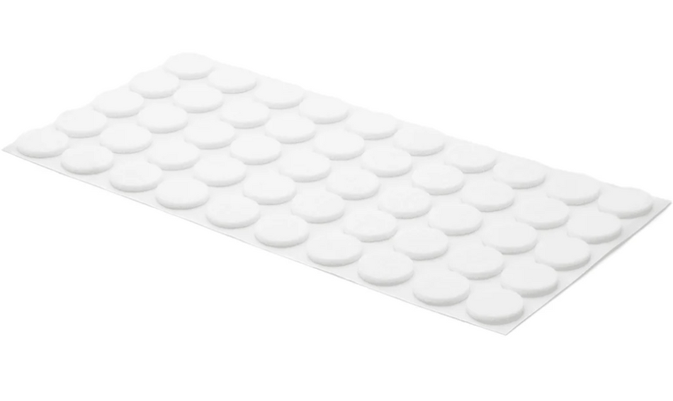 Wit Zelfklevende viltglijders 20 mm