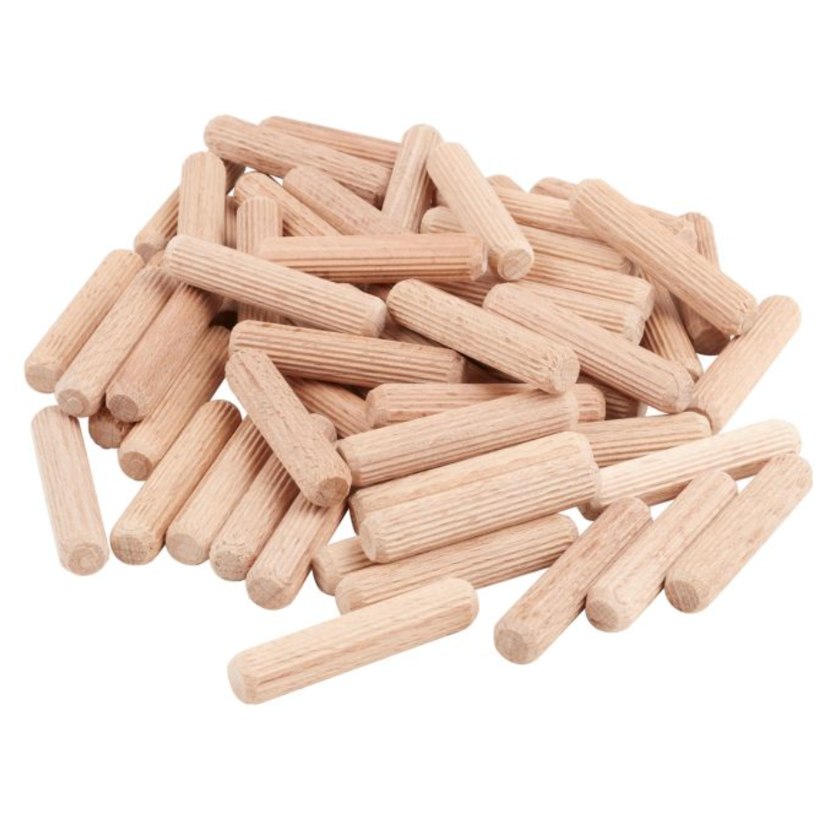 Hardhouten deuvels 8 × 40 mm – 40 stuks