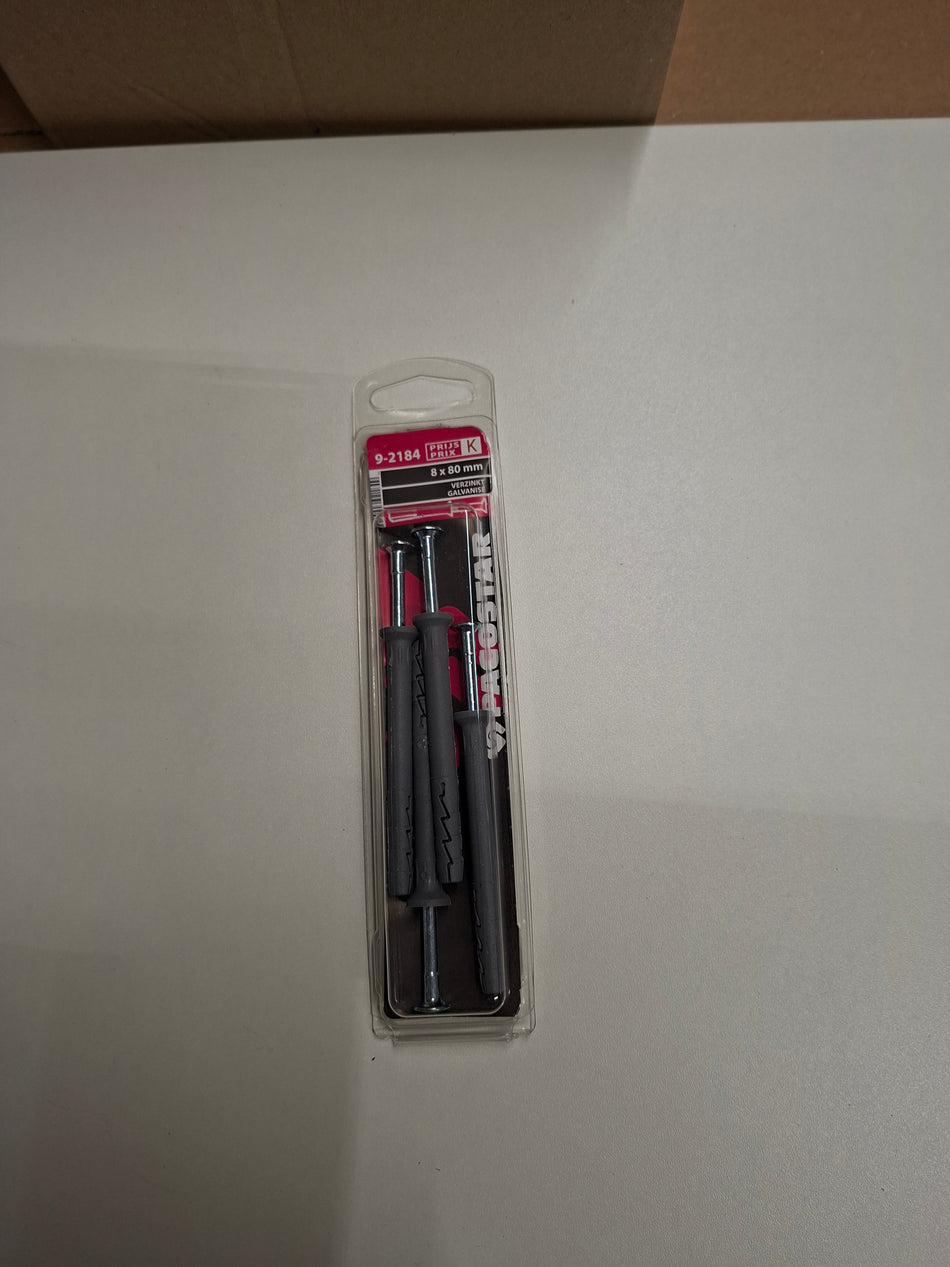 Verzinkt 8x80mm