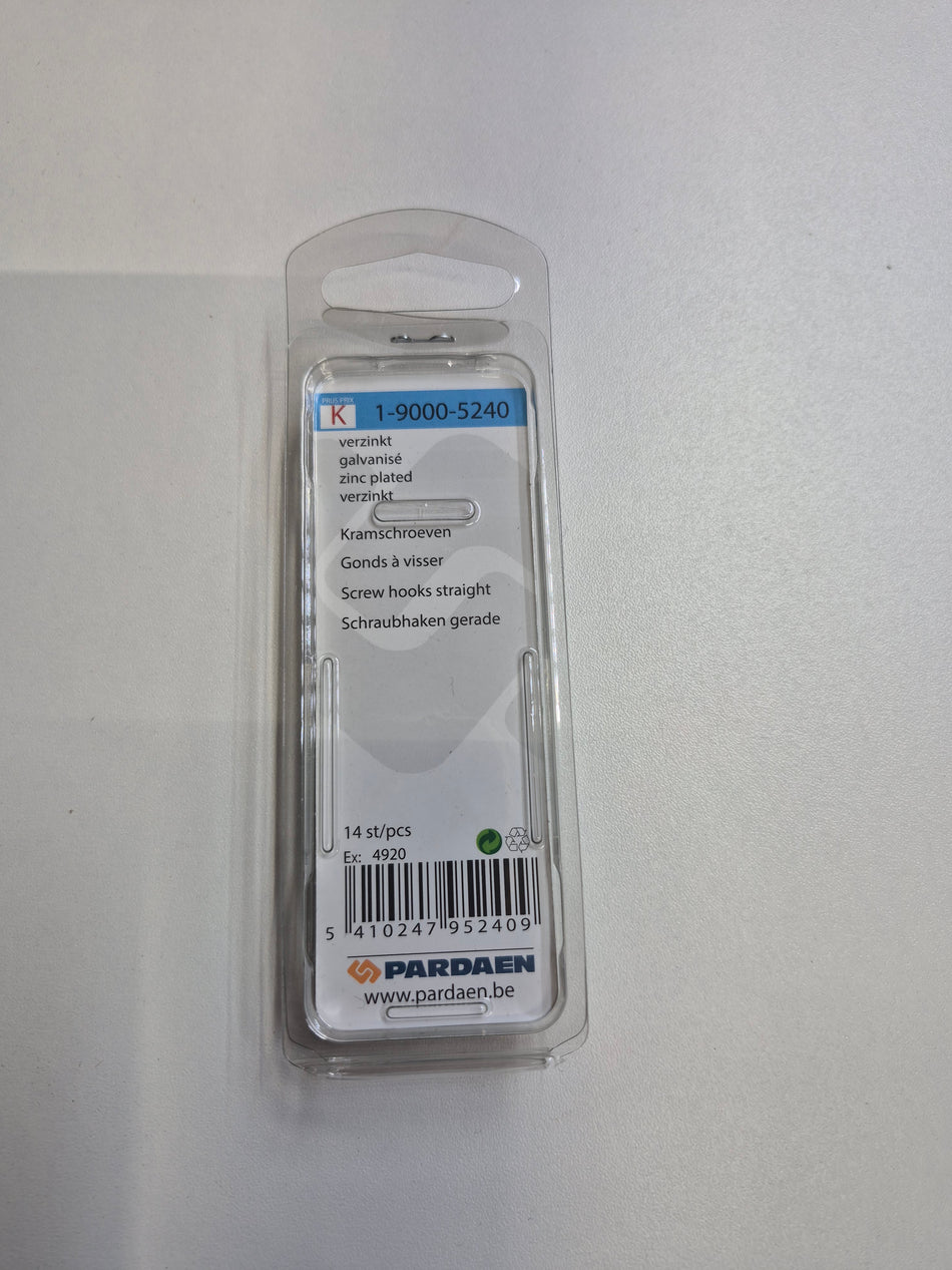 Kramschroeven, verzinkt - 2,25 x 20 mm