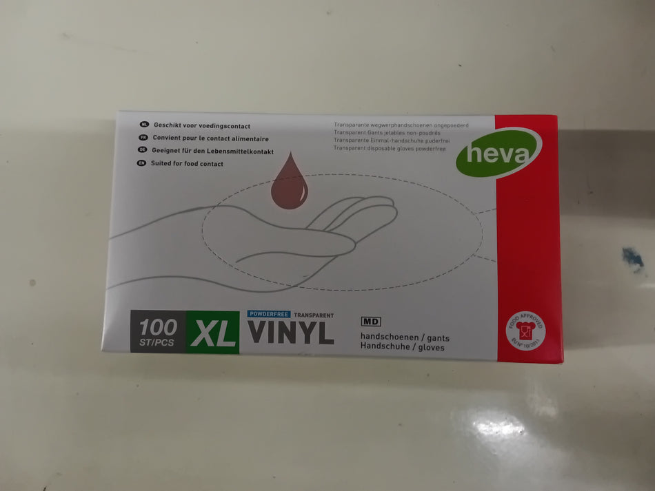 Vinyl handschoenen XL 100st